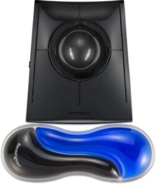 Підставка під зап'ястя Kensington Slim Duo Gel Mouse Wrist Rest Blue (K62439WW) - зображення 3