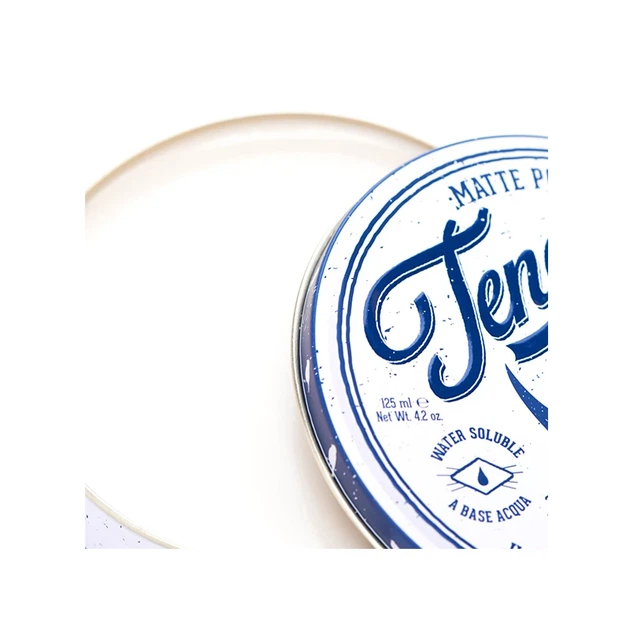 Матова моделююча помада на водяній основі Tenax Hair Matte Pomade Strong Hold 125 мл - Фото 2 Матова моделююча помада на водяній основі Tenax Hair Matte Pomade Strong Hold 125 мл - зображення 2