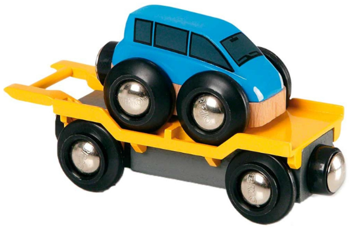 Kolejka Brio 33577 Wagon do przewozu samochodów (7312350335774) - obraz 1