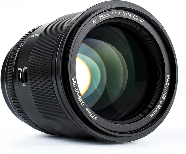 Об'єктив VILTROX AF 75 mm 1.2 Sony E-mount AF 75/1.2 E автофокусний Sony E-mount - зображення 6