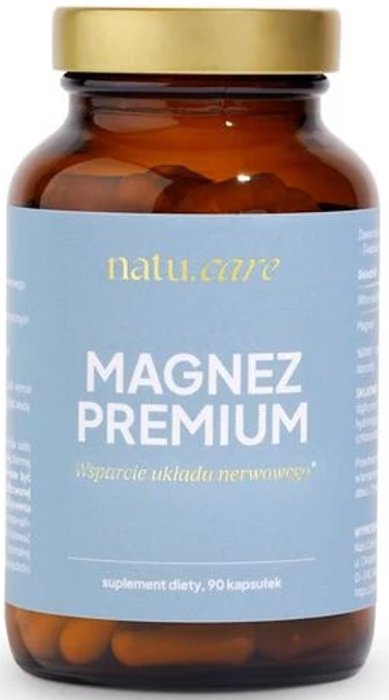 Харчова добавка Natu.Care Магній Преміум + Вітамін B6 90 капсул (5905943690620) - зображення 1
