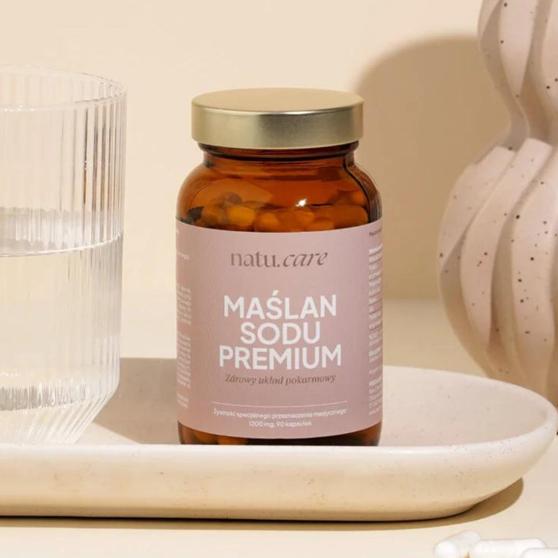 Suplement diety Natu.Care Maślan Sodu Premium 1200 mg 90 kapsułek (5905943690613) - obraz 2