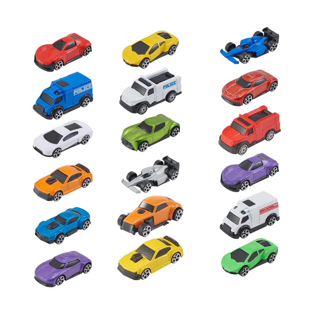 Набір металевих моделей TEAMSTERZ Die-Cast 7 см 20 шт. (5050841665710) - зображення 2