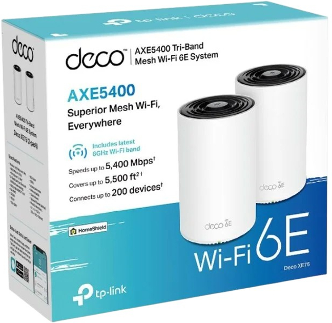 Router TP-LINK Deco XE75 Pro (2-pack) - obraz 3