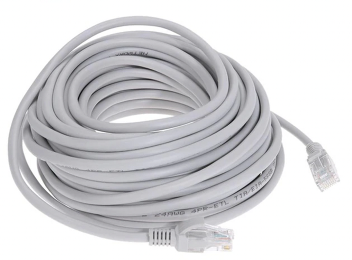 Патч Корд LAN Витая пара обжатая 45м кабель для интернета CAT5e UTP НАРУЖНЫЙ ВНЕШНИЙ (0_30583) - изображение 2