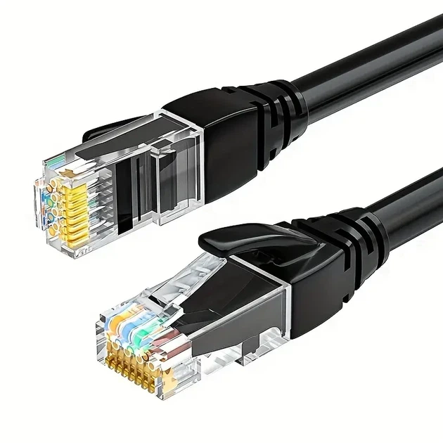 Патч Корд LAN Интернет-кабель 1 м НАРУЖНЫЙ Ethernet черный (0_31232) - Фото 2 Патч Корд LAN Интернет-кабель 1 м НАРУЖНЫЙ Ethernet черный (0_31232) - изображение 2