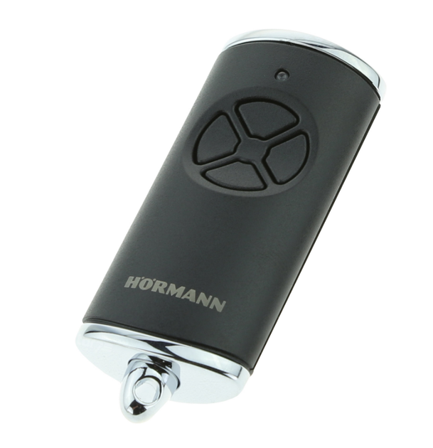 Пульт для ворот Hormann HS 4 BS (матовый черный) - Фото 1 Пульт для ворот Hormann HS 4 BS (матовый черный) - изображение 1