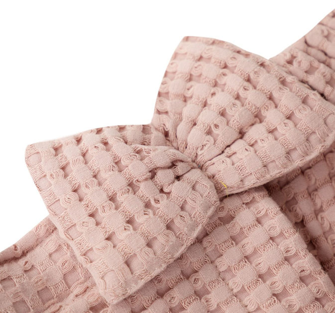 Рушник Homla Vaffel банний на липучці рожевий 145x75 см (5904183849195) - зображення 3