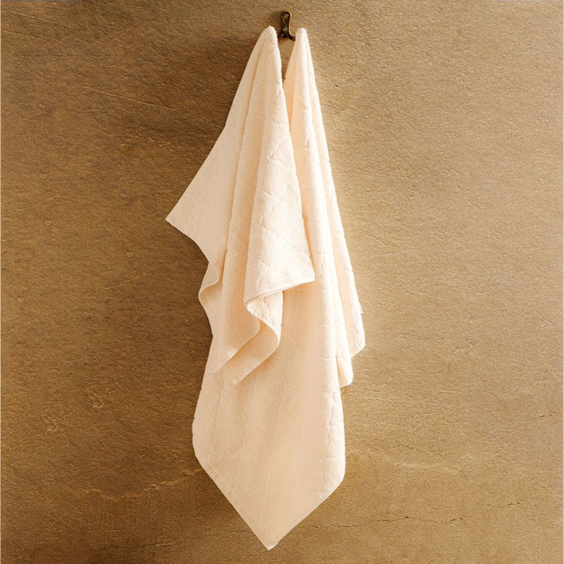 Рушник Homla Samine бавовняний з марокканською конюшиною кремовий 70x130 см (5904183808215) - зображення 5