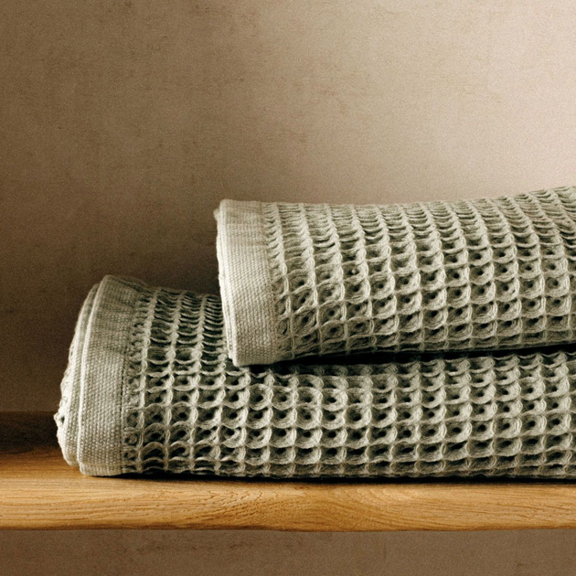 Рушник Homla Vaffel фісташковий 70x130 см (5904183842158) - зображення 6