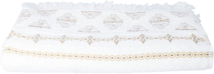 Рушник Homla Basic Solta бавовняний з бахромою білий 70x130 см (5904183811000) - зображення 3