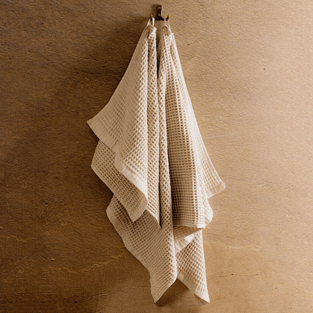 Рушник Homla Vaffel бежевий 70x130 см (5904183842141) - зображення 6