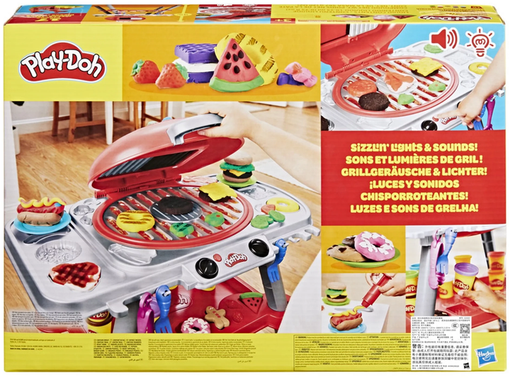 Набір Hasbro Play-Doh Sizzlin Grill G0500 (5010996273611) - зображення 10