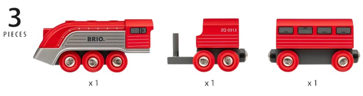 Поїзд для залізниці Brio 33557 Streamline (7312350335576) - зображення 3