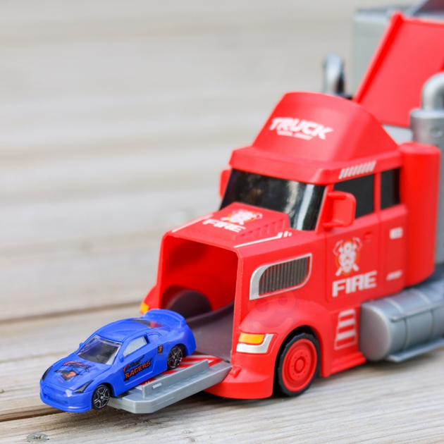 Автомобільний трек Woopie з вантажівкою, евакуатором та гаражем (5906280653231) - зображення 5