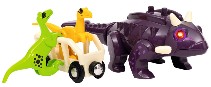 Поїзд для залізниці Brio World Dino Набір динозаврів (7312350360820) - зображення 2