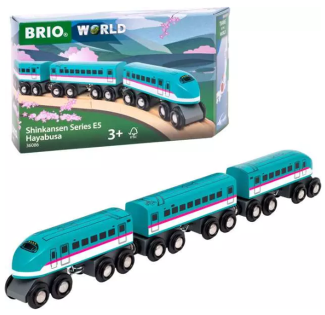 Поїзд для залізниці Brio 36086 Потяг світу Shinkansen (7312350360868) - зображення 1