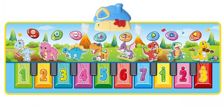 Mata muzyczna Woopie Dinusie XXL 2 w 1 (5906280653392) - obraz 3