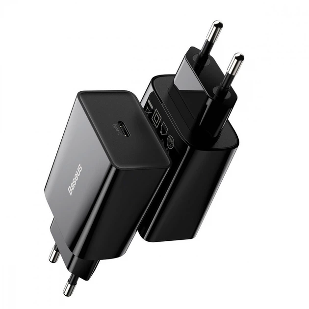 Зарядное Устройство Baseus Speed Mini PD Charger 20W (Type-C) black - изображение 12