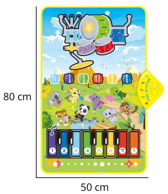 Mata muzyczna Woopie Zwierzątka 2 w 1 (5906280653408) - obraz 4