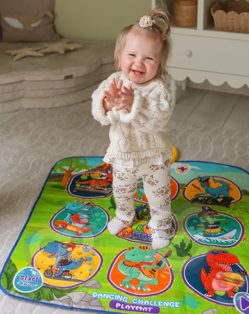 Mata muzyczna Woopie Zręcznościowa Gra Taneczna Dinozaury (5906280653422) - obraz 9