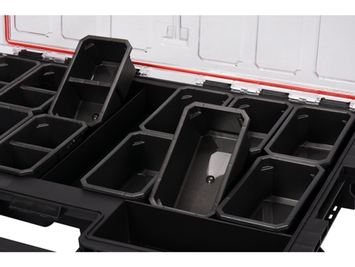 Органайзер YATO з 12 знімними комірками 531 x 379 x 77 мм пластиковий корпус (YT-09181) - зображення 4