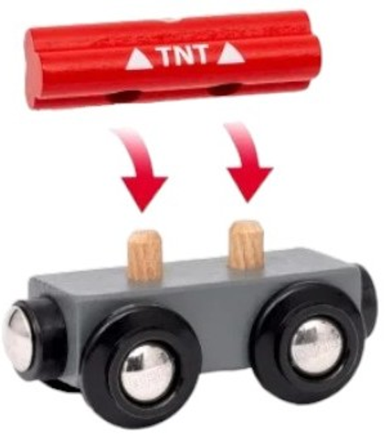 Залізниця Brio 36044 World Вибуховий тунель (7312350360448) - зображення 4