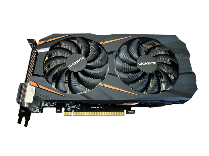 Видеокарта Gigabyte GeForce GTX 1060 6GB WINDFORCE OC (GV-N1060WF2OC-6GD) Б/У - Фото 1 Видеокарта Gigabyte GeForce GTX 1060 6GB WINDFORCE OC (GV-N1060WF2OC-6GD) Б/У - изображение 1