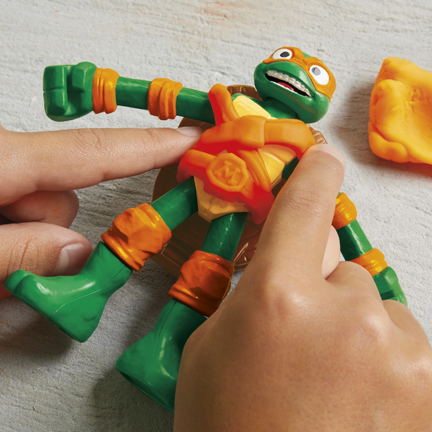 Набір Hasbro Play-Doh Teenage Mutant Ninja Turtle Slice and Blast Pizza G1829 (5010996330154) - зображення 3