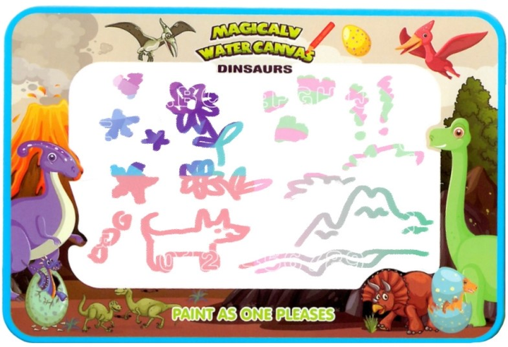 Килимок для малювання водою Woopie XXL Печатки Цифри 100 x 80 см (5906280653439) - зображення 3