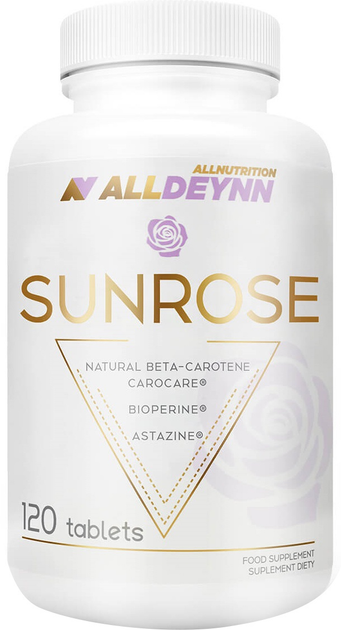 Suplement diety Alldeynn Sunrose 120 tabletek (5902837742670) - obraz 1