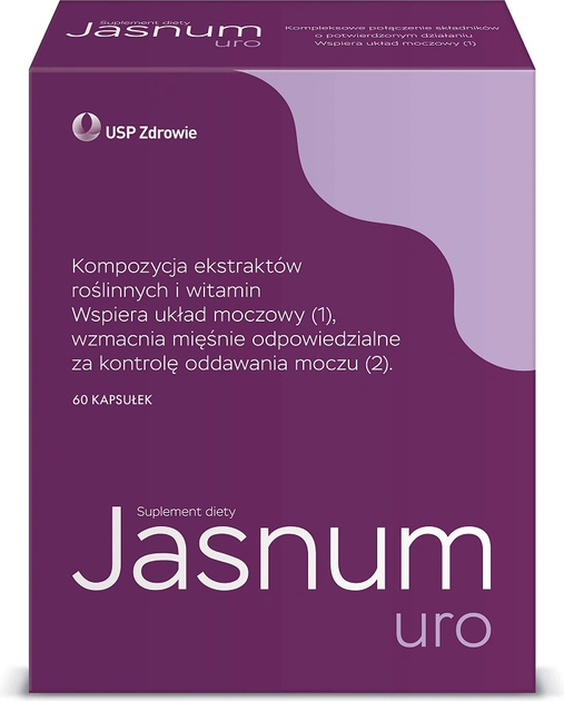 Suplement diety Jasnum USP Zdrowie Uro 60 kapsułek (5903031284706) - obraz 1