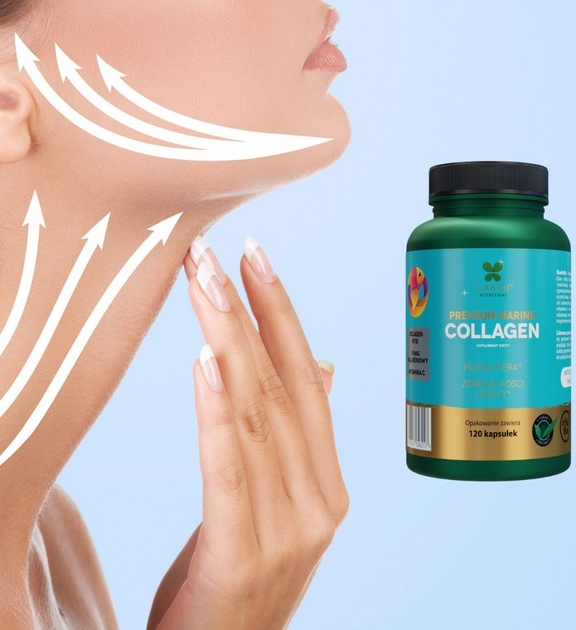 Suplement diety Lanco Nutritions Collagen Premium Marine 120 kapsułek (5905317626217) - obraz 3