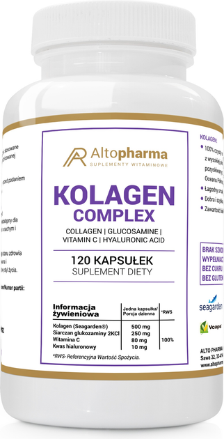 Suplement diety Alto Pharma Kolagen Complex 120 kapsułek (5903661237479) - obraz 1