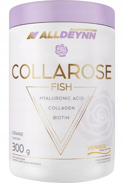 Suplement diety Alldeynn Collarose Fish Smak pomarańczowy 300 g (5902837738581) - obraz 1