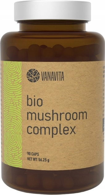 Дієтична добавка GymBeam Vanavita Bio Mushroom Complex 90 капсул (8586022210785) - зображення 1