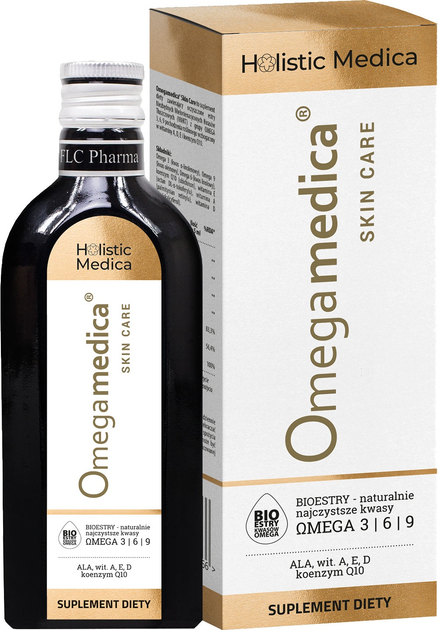 Suplement diety Flc Pharma Holistic Medica Omegamedica Skin Care 250 ml (5904139436073) - obraz 1