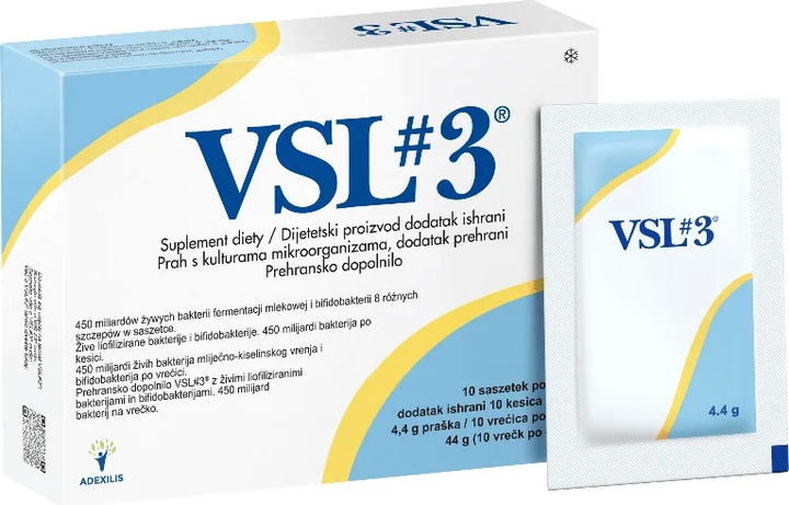 Дієтична добавка Adexilis VSL#3 10 саше по 4.4 г (8054309540349) - зображення 1