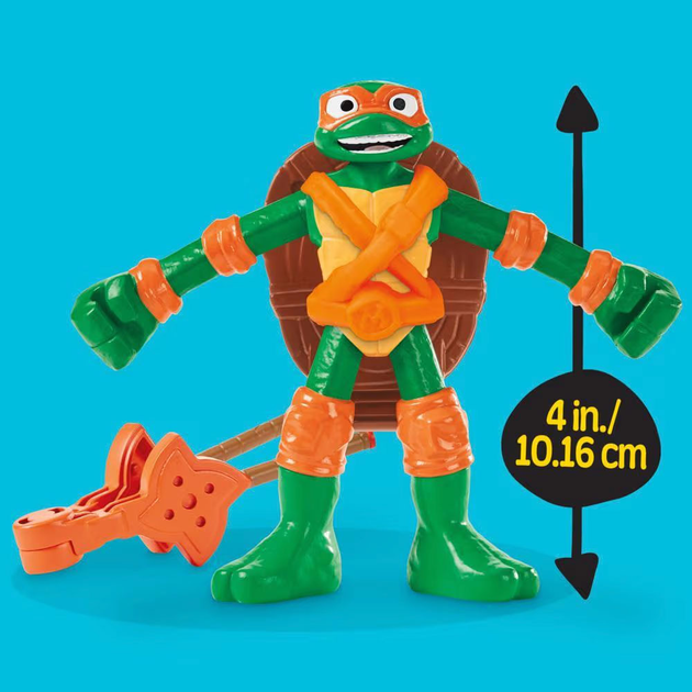 Набір Hasbro Play-Doh Teenage Mutant Ninja Turtle Slice and Blast Pizza G1829 (5010996330154) - зображення 9