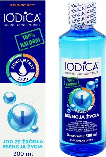 Suplement diety Iodica Naturalny koncentrat jodu w płynie 300 ml (5904624315012) - obraz 1