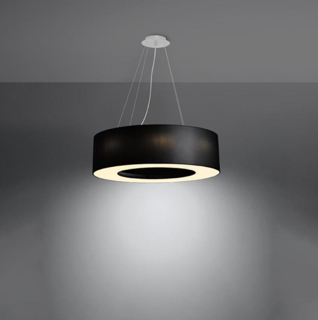 Світильник підвісний Sollux SATURNO 70 чорний SL.0752 - изображение 3
