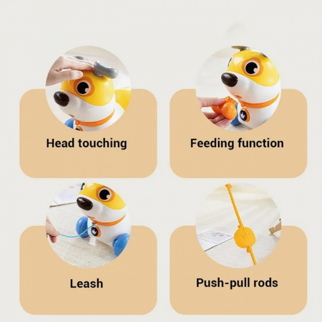 Інтетерактивна іграшка Woopie 2в1 Гавкаючий песик на колесах 53293 (5906280653293) - зображення 12