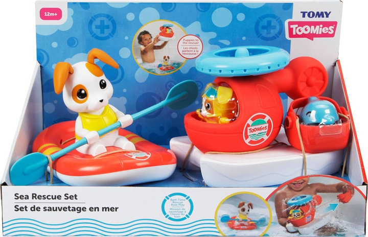 Набір іграшок для ванної Tomy Toomies: Морські рятувальники (5011666733077) - зображення 1