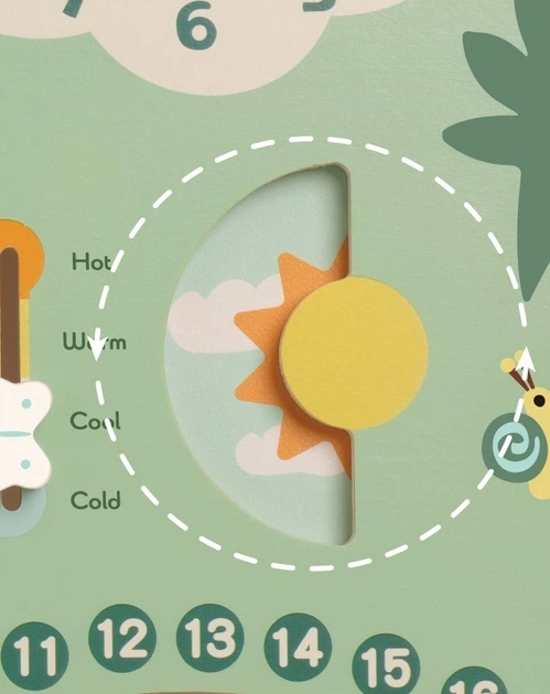 Tablica manipulacyjna Classic World Mój pierwszy kalendarz (6927049022555) - obraz 3