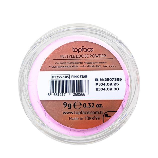 Пудра для обличчя розсипчаста TopFace INSTYLE Perfective Loose РТ255, 105 Рожева - Фото 4 Пудра для обличчя розсипчаста TopFace INSTYLE Perfective Loose РТ255, 105 Рожева - изображение 4