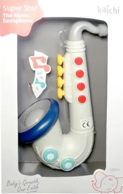 Саксофон музичний для малюка Swede зі світлом та музикою G7560 (5902496196081) - зображення 1
