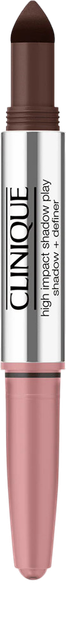 Cienie do powiek Clinique High Impact Shadow Play Shadow + Definer w dwustronnym sztyfcie Pink + Black Honey 1.9 g (192333278116) - obraz 1