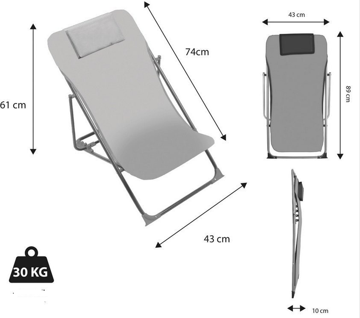 Розкладний шезлонг Arditex Людина-павук 43 x 66 x 61 см (8430957159490) - зображення 7