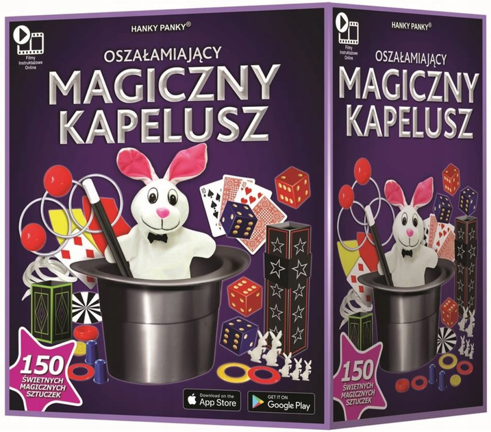 Zestaw do gry Hanky Panky Magiczny kapelusz - 150 sztuczek (8854019046045) - obraz 1