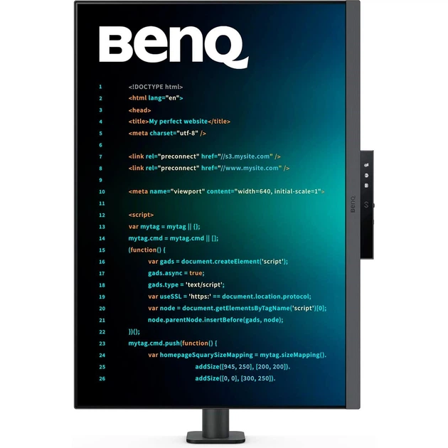 Монитор 28.2" BenQ RD280UA UHD IPS 60Hz (9H.LM2LJ.TBE) - изображение 2